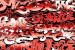 Photo mural graffiti with red lettering