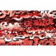 Photo mural graffiti with red lettering