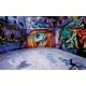 Wall mural graffity door in space Wall mural graffity door in space