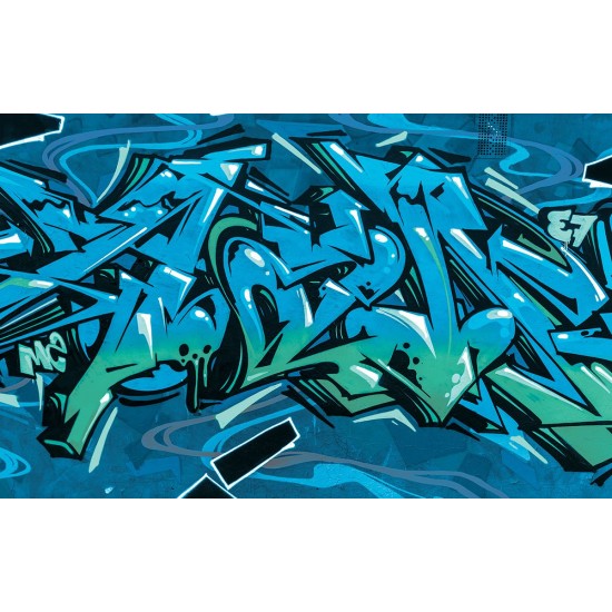 Wall mural graffiti plastering wall in 2 colors Wall mural graffiti plastering wall in 2 colors