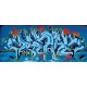 Wall -photo mural graffiti wall décor yellow lines in 2 colors Wall -photo mural graffiti wall décor yellow lines in 2 colors
