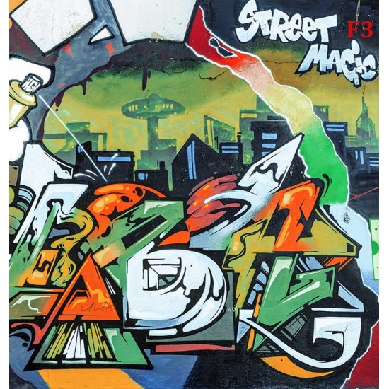 Wall mural graffiti wall street magic in 2 colors