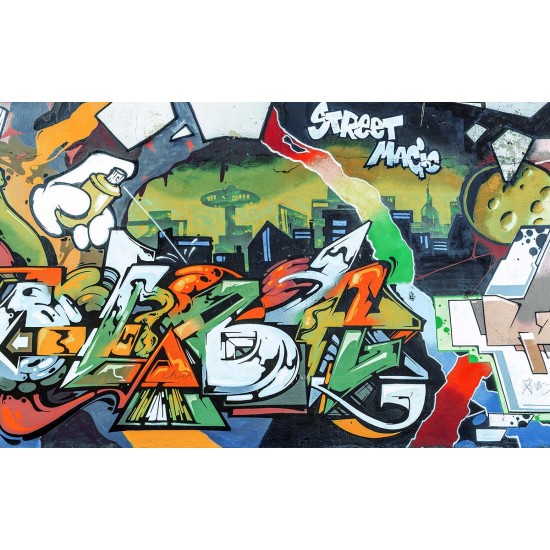 Wall mural graffiti wall street magic in 2 colors
