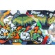 Wall mural graffiti wall street magic in 2 colors