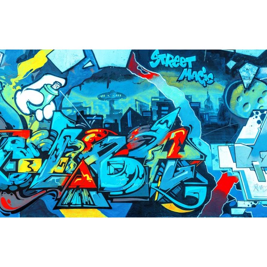 Wall mural graffiti wall street magic in 2 colors