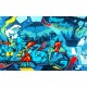 Wall mural graffiti wall street magic in 2 colors