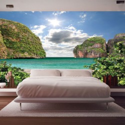 Wallpapers mural beautiful view of the beach