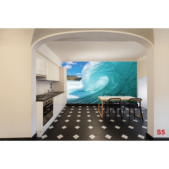 Wall murals large sea wave