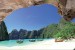 Wallpapers mural maxi lagoon with boats and rocks
