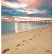 Wall murals beautiful sunset beach and bridge Wall murals beautiful sunset beach and bridge