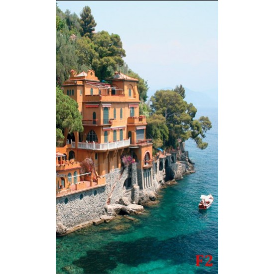 Wallpapers mural Mediterranean villas on the hillside