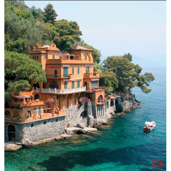 Wallpapers mural Mediterranean villas on the hillside
