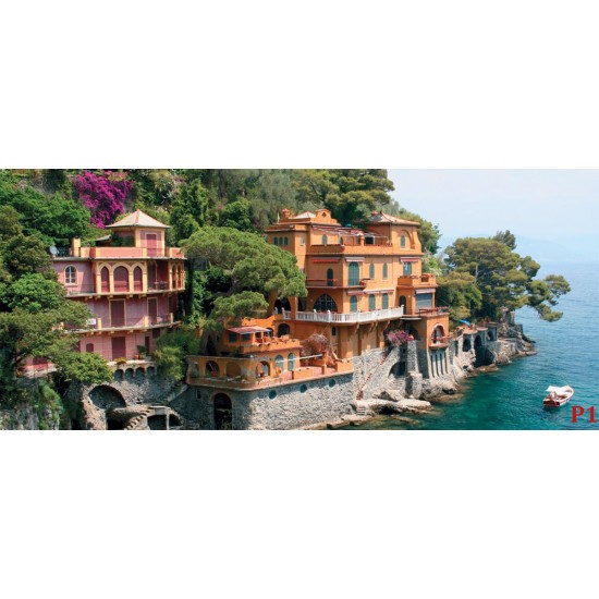 Wallpapers mural Mediterranean villas on the hillside
