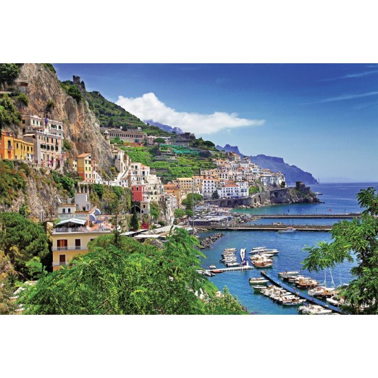 Wallpapers mural view Amalfi sea coast Italy Wallpapers mural view Amalfi sea coast Italy