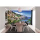 Wallpapers mural view Amalfi sea coast Italy Wallpapers mural view Amalfi sea coast Italy