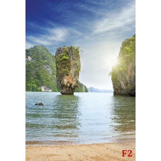 Wallpapers mural daily view of Thailand beach and rocks Wallpapers mural daily view of Thailand beach and rocks