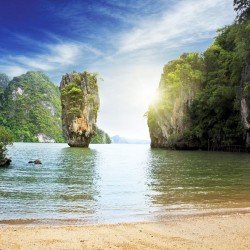 Wallpapers mural daily view of Thailand beach and rocks