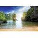 Wallpapers mural daily view of Thailand beach and rocks Wallpapers mural daily view of Thailand beach and rocks