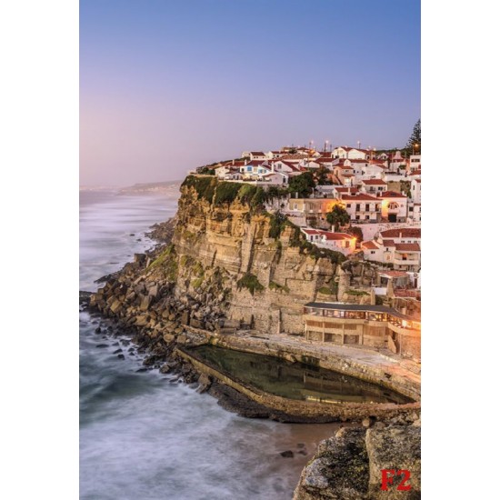Wallpapers mural view sea coast town of Sintra