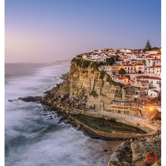 Wallpapers mural view sea coast town of Sintra