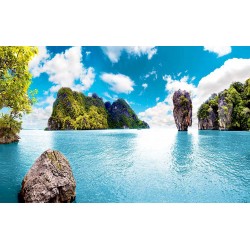 Wallpapers mural unique natural sea view from Thailand rocks