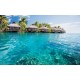 Wallpapers mural wonderful ocean with tropical houses Wallpapers mural wonderful ocean with tropical houses