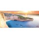 Wallpapers mural beautiful Mediterranean bay sunset