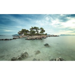 Wallpapers mural beautiful view on a desert island