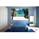 Wallpapers mural beautiful tropical bay boat