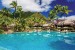 Wallpapers view with palms and swimming pool