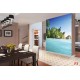 Wallpapers mural tropical shore with palms Wallpapers mural tropical shore with palms