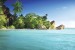 Wallpapers mural tropical shore with palms