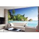 Wallpapers mural tropical shore with palms Wallpapers mural tropical shore with palms