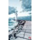 Wallpapers mural beautiful view of a white lighthouse
