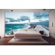Wallpapers mural beautiful view of a white lighthouse