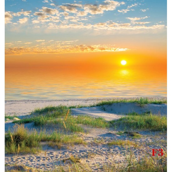 Wallpapers mural beautiful sea dunes at sunrise