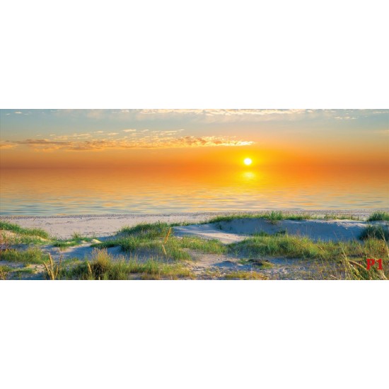 Wallpapers mural beautiful sea dunes at sunrise
