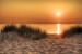 Wallpapers mural beautiful sea dunes at sunset