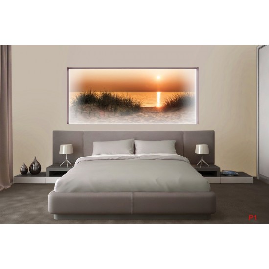 Wallpapers mural beautiful sea dunes at sunset Wallpapers mural beautiful sea dunes at sunset
