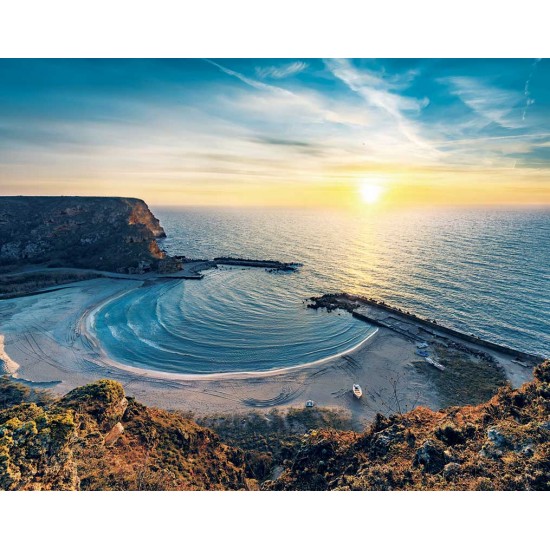 Photo mural unique night view of Bolata Bay Bulgaria