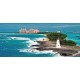 Wallpapers mural lighthouse with a beautiful town background