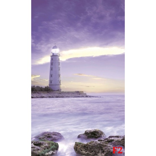 Wallpapers mural beautiful lighthouse in purple Wallpapers mural beautiful lighthouse in purple