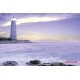 Wallpapers mural beautiful lighthouse in purple Wallpapers mural beautiful lighthouse in purple
