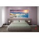 Wallpapers mural seashore with waves in sunset Wallpapers mural seashore with waves in sunset