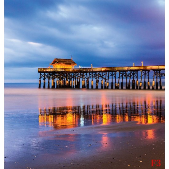Wallpapers mural shining sea bridge night view Wallpapers mural shining sea bridge night view