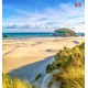 Photo mural seascape sunny sand dunes sea