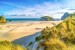 Photo mural seascape sunny sand dunes sea