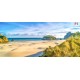 Photo mural seascape sunny sand dunes sea