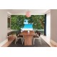 Wallpapers mural a path on seashore with trees Wallpapers mural a path on seashore with trees
