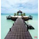Wallpapers mural sea romance, palms with a bridge Wallpapers mural sea romance, palms with a bridge